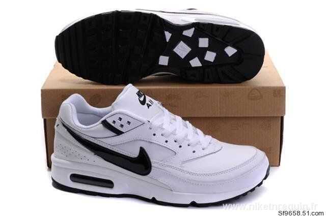 blanche Air Max BW chaussures noires (2)